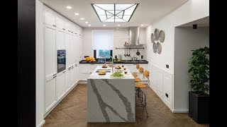 Кухня под зенитными фонарями (Дачный ответ от 15.10.2017 г.). Кухня Эмилия Квадро.