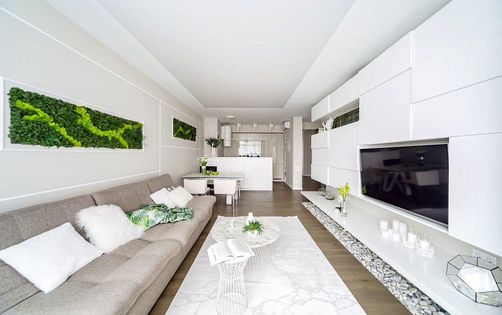 Гостиная Кристально-белый лёд