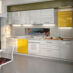 Желтые кухни Кухня Фаворит-2