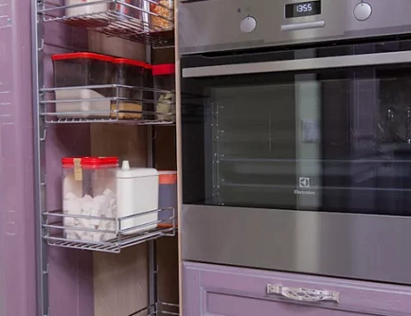 Фиолетовая кухня в Казани