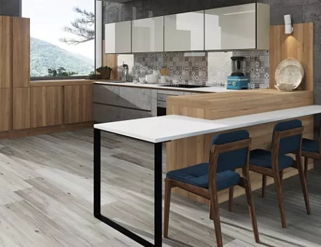 Серая кухня в Чите