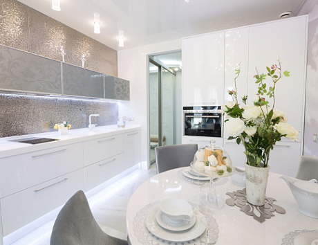 Глянцевая кухня в Ростове-на-Дону