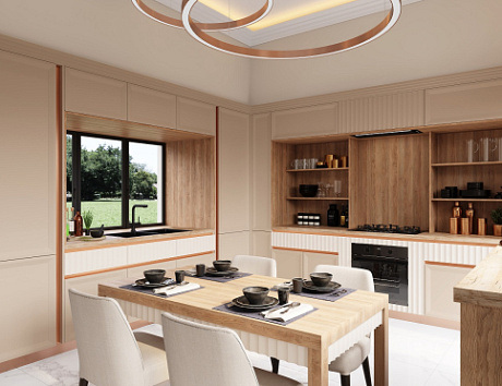 Кухни в стиле неоклассика