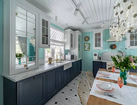 Синяя кухня