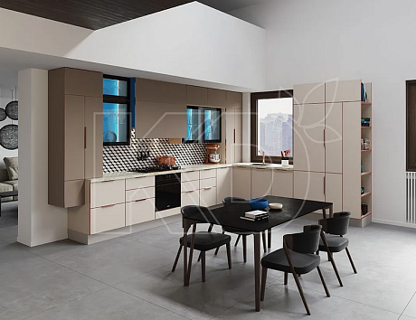 Угловые кухни модерн для маленькой кухни