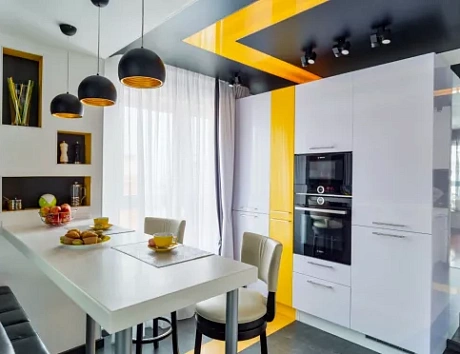 Глянцевая кухня в Ростове-на-Дону