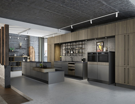 Коричневая кухня в Санкт-Петербурге