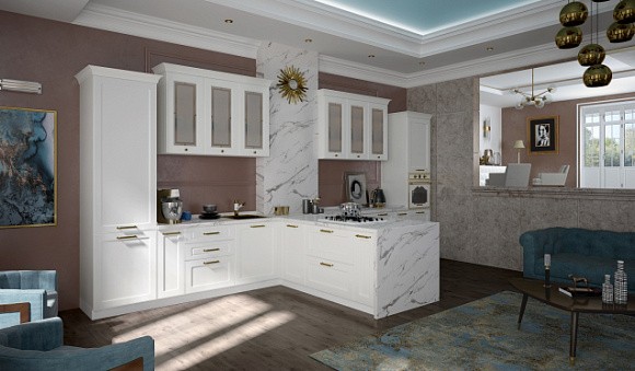 Белая кухня в Кирове