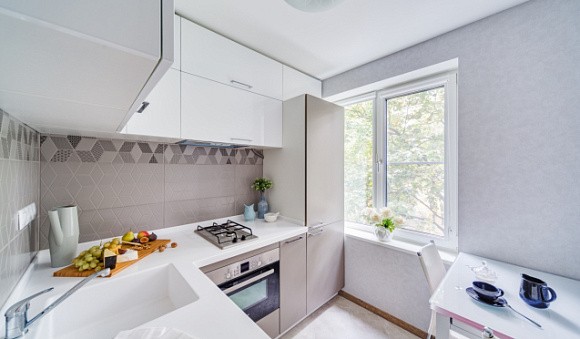 Серая кухня в Нижнем Новгороде