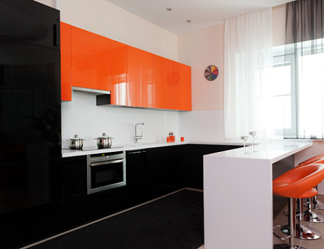 Глянцевая кухня в Ростове-на-Дону