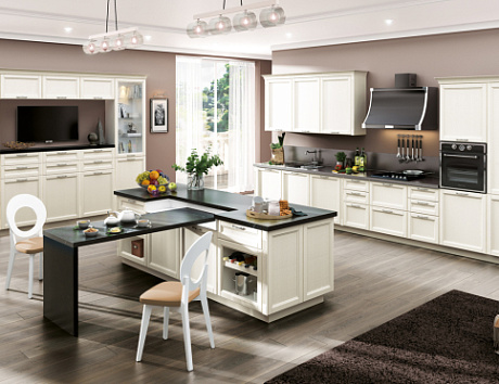 Бежевая кухня во Владикавказе