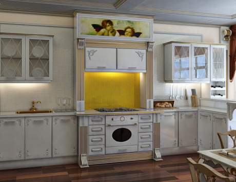 Серая кухня в Чите