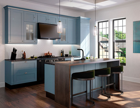 Как менялась мода на форму кухонь