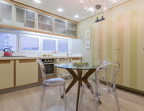 Бежевая кухня во Владикавказе