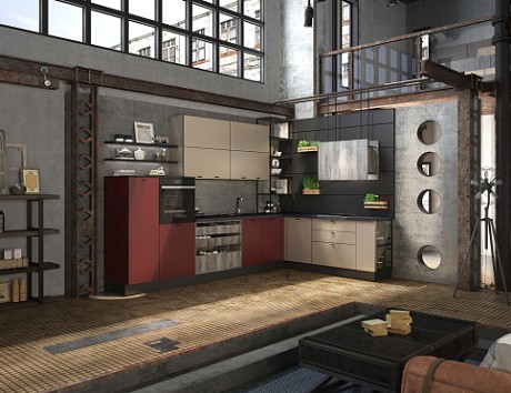 Красная кухня в Липецке