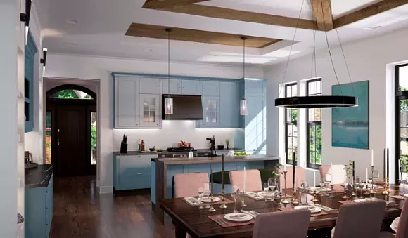 Синяя кухня