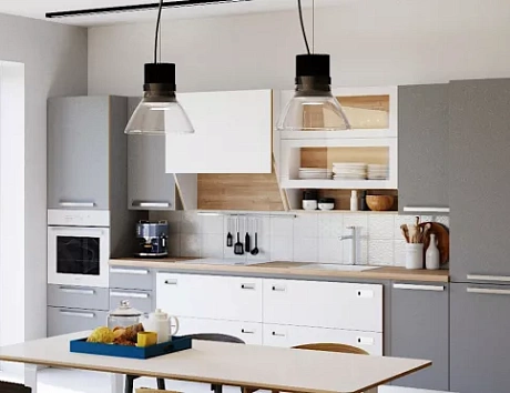 Серая кухня в Самаре