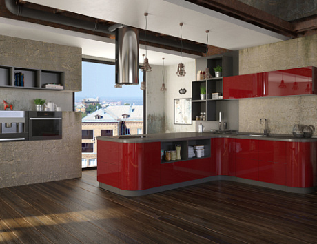 Оформление интерьера светлой кухни