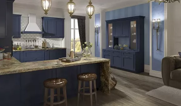 Синяя кухня