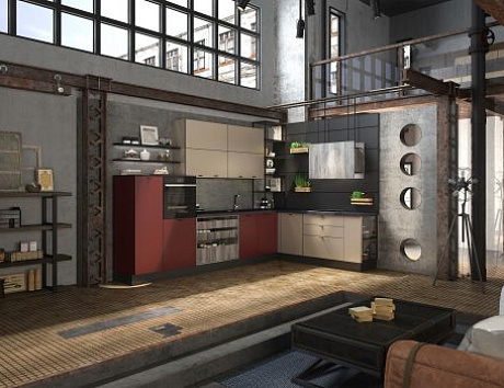 Кухонный гарнитур для маленькой кухни