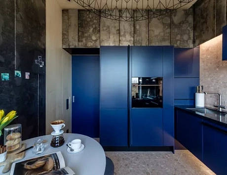 Синяя кухня в Казани