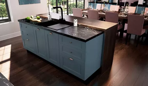 Синяя кухня