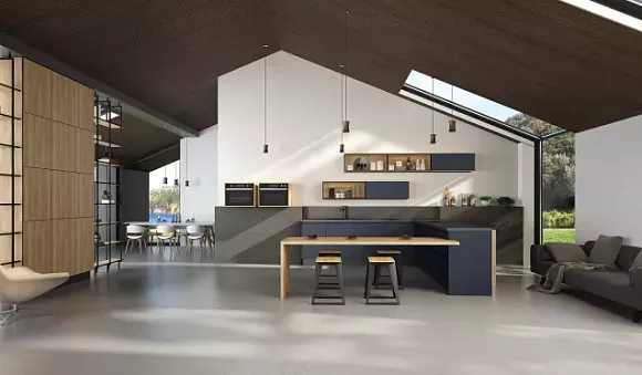 Синяя кухня