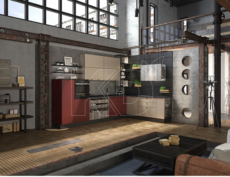 Современные угловые кухни