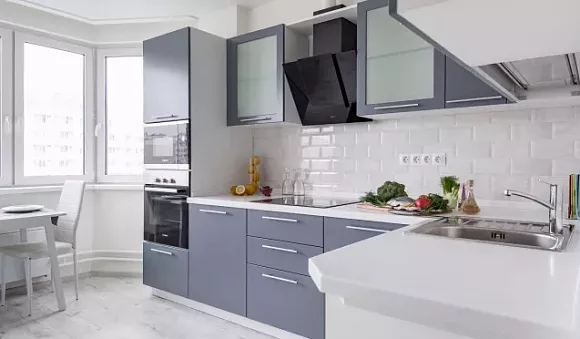 Серая кухня в Нижнем Новгороде