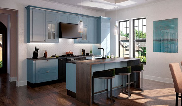 Синяя кухня