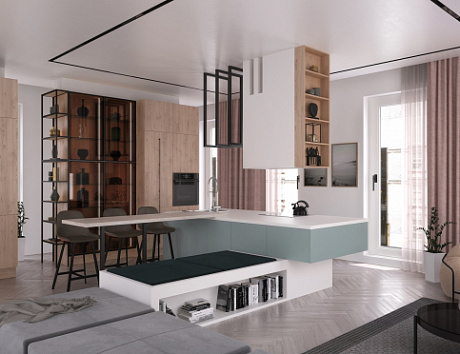 Кухня в частном доме