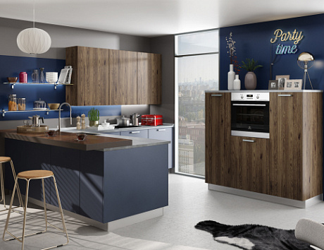 Синяя кухня в Наро-Фоминске